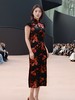 新中式后背拼接镂空蕾丝旗袍 商品缩略图1