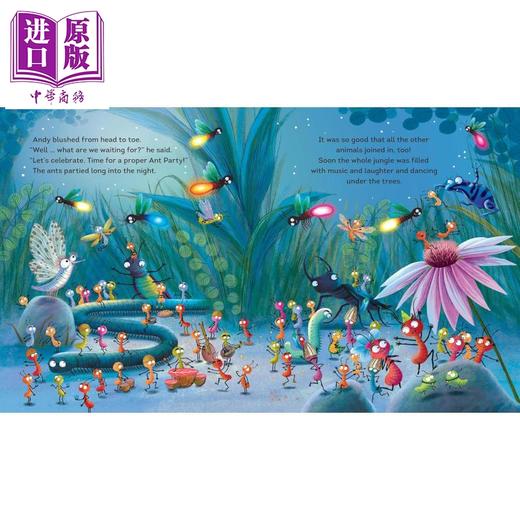 【中商原版】蚂蚁派对 Ross Montgomery Ant Party 英文原版 儿童绘本 动物故事图画书 亲子读物 进口童书 精装 获奖作家作品 商品图4