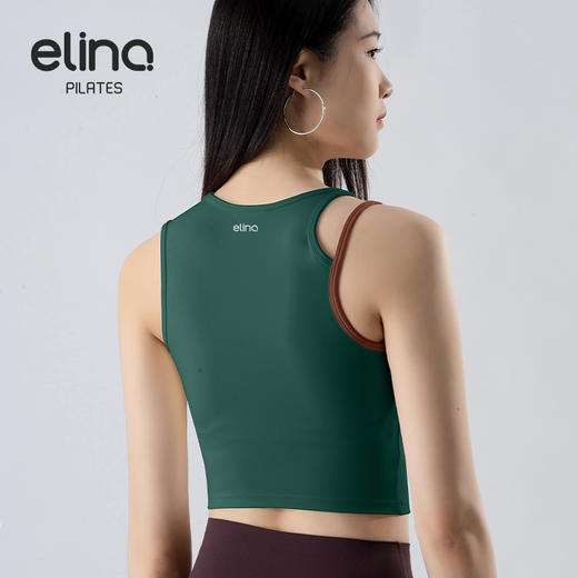 一恋•普拉提 2025春季新款一体杯空气感Air运动背心修身瑜伽背心EMM016 商品图9