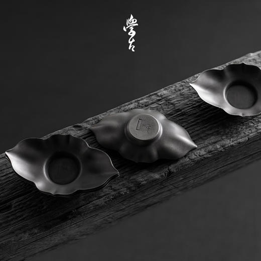 娜家杜若茶托 中式复古纯锡制品茗 商品图3