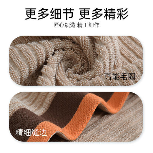 洁丽雅浴巾棉100%柔软吸水浴巾家用洗澡成人浴室学生宿舍裹巾透气 商品图4