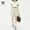 P&X设计师2025夏季新款时尚百搭直筒休闲短裤825226046 卡其 商品缩略图3
