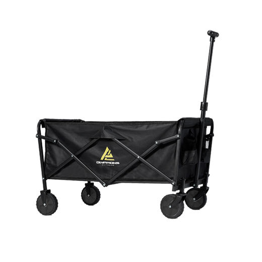 【自营】户外露营车手推车野餐车折叠营地车帐篷装备拉杆车便捷W-03 黑色 商品图4