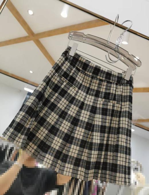 065080#格子半裙 商品图0