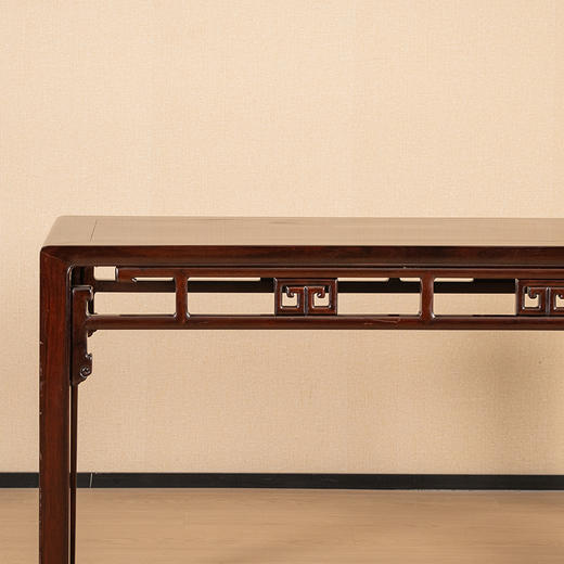 二十世纪 红木回纹四面平条桌 商品图1