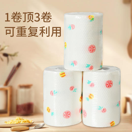 【干湿两用懒人抹布】懒人抹布干湿两用，家用清洁厨房用纸，专用纸一次性洗碗布，吸水不沾油。 商品图2