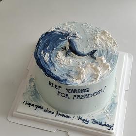 【鲸喜发生】手绘蛋糕