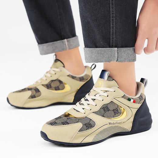 【时尚轻奢 脚感超棒 耐磨防滑】法国维客瓦萨奇软皮面料运动鞋 商品图4