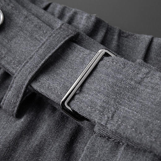 【莫代尔】【DDP】大依优型加肥大码宽松商务休闲裤西裤男夏季薄款收缩腰正装裤胖子宽松长裤 商品图3