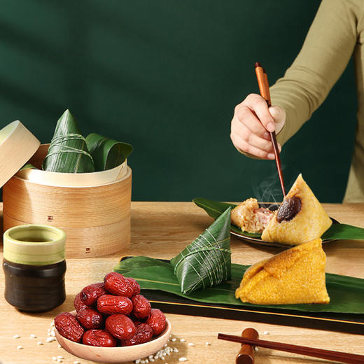 端午好礼 被誉东方“黄金鱼子酱”  大黄米“黄金”粽 一个礼盒5种口味 配料简单 吃出天然健康 精致礼盒 无负担美食 商品图9