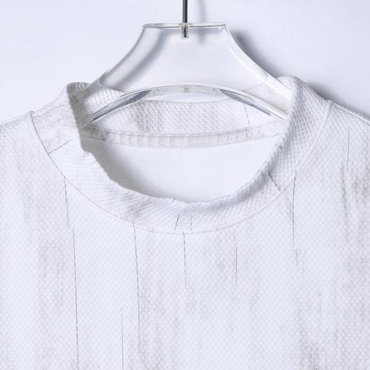 T3073夏季高级感新款美式扎染肌理感圆领短袖T恤简约休闲百搭套头上衣 商品图2