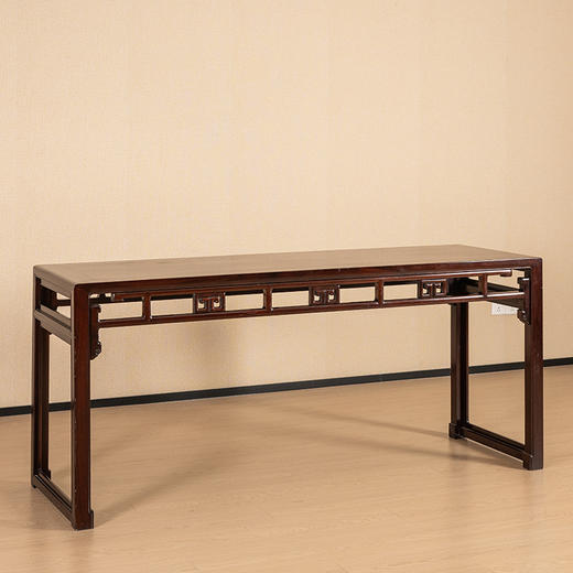 二十世纪 红木回纹四面平条桌 商品图0