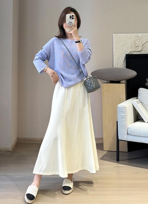 春日多巴胺和纸纱莱赛尔天丝针织长袖防晒罩衫 商品图6