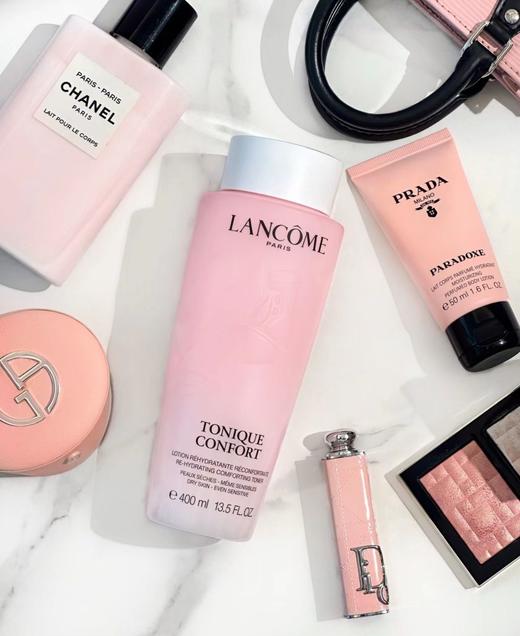 【全新兰蔻粉水400ml】新升级颜值绝了，这次完完全全变成了一支香香润润的快乐保湿水!很清新的花果香，千金大小姐的香味!质地水润轻盈，流动性很强 商品图2