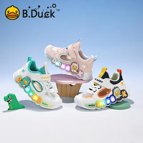 B.Duck小黄鸭童鞋夏季男女童儿童运动鞋24-30 BY1686805