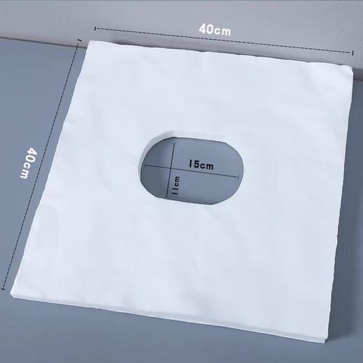 40cm*40cm一次性洞巾垫巾美容院按摩垫脸巾美容趴巾十字圆孔加厚洞巾垫巾 商品图0