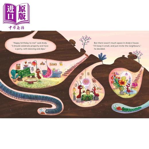 【中商原版】蚂蚁派对 Ross Montgomery Ant Party 英文原版 儿童绘本 动物故事图画书 亲子读物 进口童书 精装 获奖作家作品 商品图1