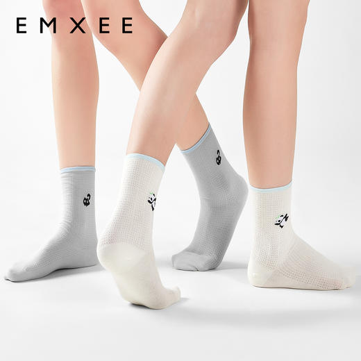 【母婴服配】嫚熙袜子夏季薄款孕妇短中筒凉感网眼月子袜坐月子用品女 商品图7