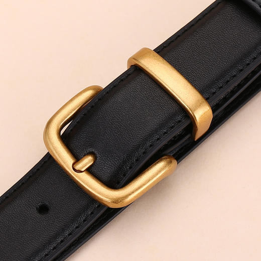 BV字皮带女百搭真皮牛仔裤带牛皮女士腰带女款高级感商务时尚belt 商品图2
