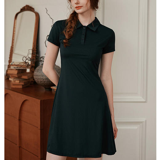 跃牌【洛水之神系列】新款健身运动连衣裙高尔夫跑步显瘦羽毛球透气网球裙319 商品图3