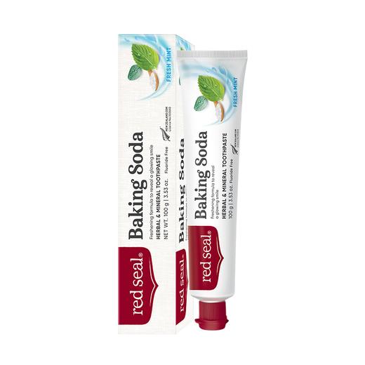 新西兰red sea 红印牙膏 小苏打 100g 有贴中标 商品图3