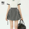 P&X设计师2025夏季新款甜美时尚花苞蓬蓬半身短裙825207330 灰色 商品缩略图0