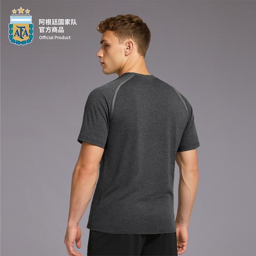 【官方正版】阿根廷国家队 | 夏季灰色速干T恤印号短袖透气清爽 商品图2