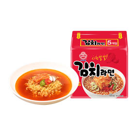不倒翁 泡菜拉面120g*5袋