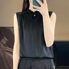 2025夏季新款木耳边冰丝吊带背心女衬衫女装女士上衣内搭服饰衬衣 商品缩略图2