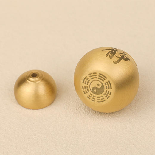 精工铜葫芦福禄香插 商品图3