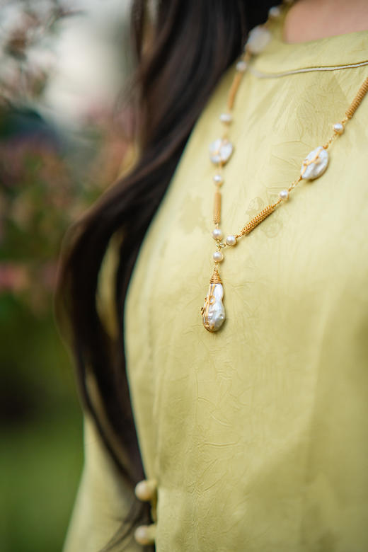 ✨【巴洛克珍珠饰品】精致设计款，项链、耳饰（耳钩款）天然巴洛克项链女淡水珍珠颈链夏，天然巴洛克、铜镀金材质，一周内发货 商品图1