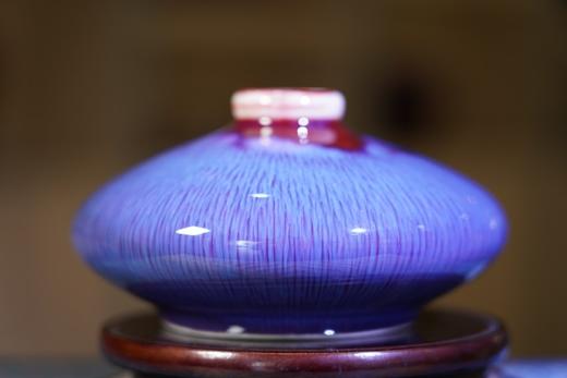 彩色丝毛釉飞碟瓶 商品图0