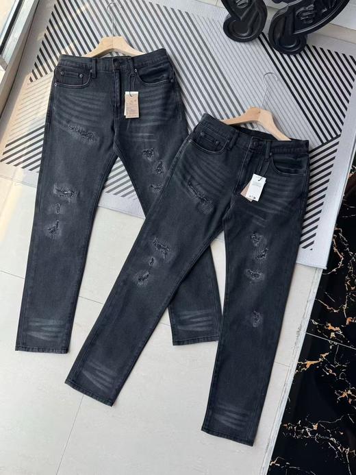 【ss1-29507】25春新款男士标准版型磨破牛仔长裤！！ 商品图1