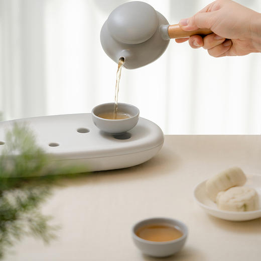 哲品*全季  拾趣· 陶瓷茶具套装一壶两杯含茶盘（不含茶叶罐） 商品图4