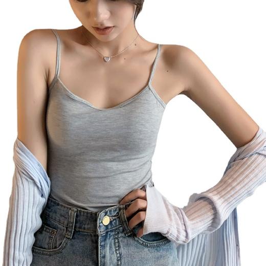 夏季内搭抹胸带胸垫打底吊带背心女新款外穿一体美背文胸内衣夏 商品图4