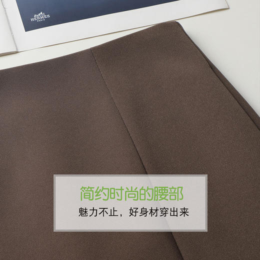 白色西装半身裙女夏薄款新款高腰A字包臀裙夏天中长款职业裙 商品图2