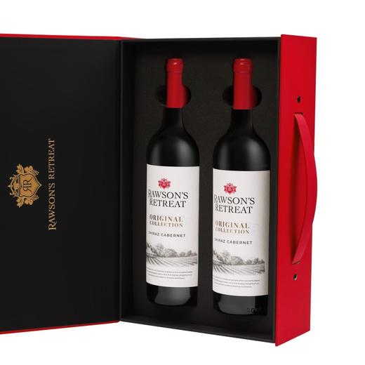 奔富（Penfolds）洛神山庄起源双支设拉子赤霞珠红葡萄酒 750ml*2礼盒装 澳大利亚原瓶进口 商品图6