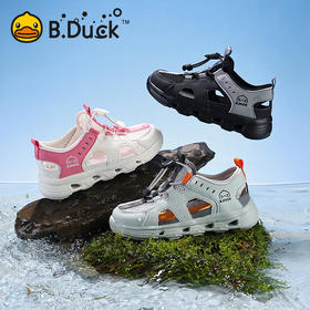 B.Duck小黄鸭童鞋男童运动鞋夏季儿童网面鞋女童轻便透气26-33 B2686823
