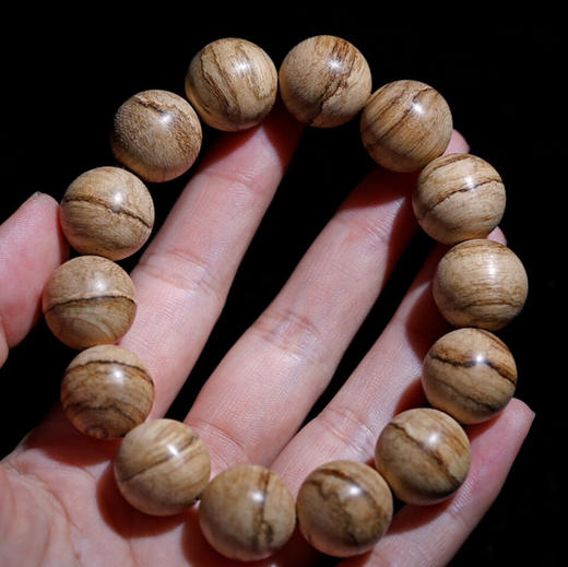 【青山特惠】16mm14颗 加里曼丹 天然沉香手串 18g C0107 商品图5