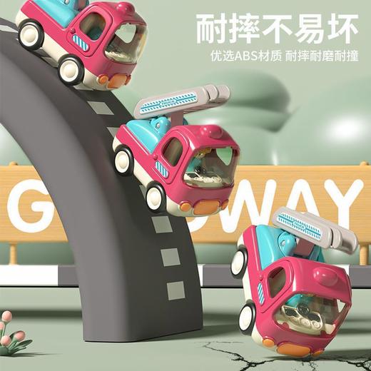 【无需电池 声光相伴】谷雨儿童卡通小汽车 1一3岁惯性回力车益智早教玩具 商品图1
