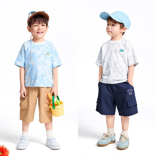 【实体店同款】男童圆领短袖针织衫夏季新款安奈儿童装XB521614 商品图3