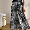 新款印花冰丝半身裙女夏季中长款宽松显瘦薄A字大摆裙子2025女士百搭裙子 商品缩略图2
