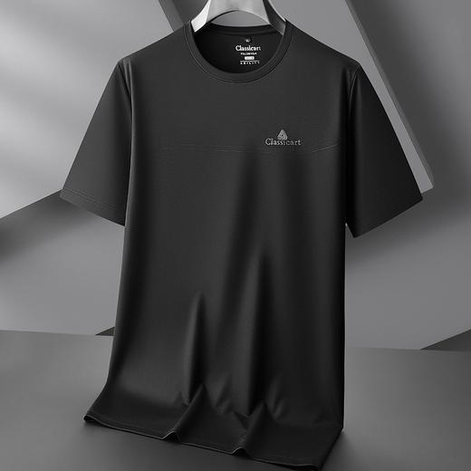 【速干】【DPF】大依优型大码短袖T恤圆领速干透气半袖体恤加大运动休闲汗衫胖子宽松夏装男士上衣 商品图2