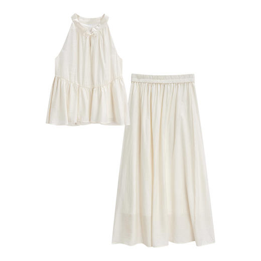 IEF/爱依服2025时尚套装夏季 法式清冷感气质通勤百搭上下套裙D43020- 商品图5