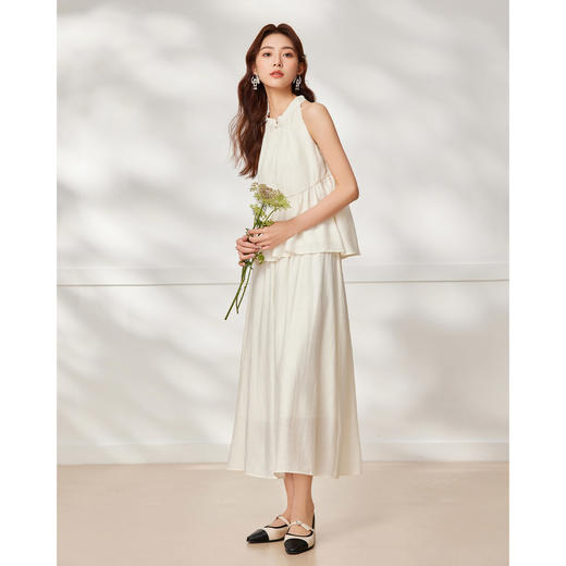 IEF/爱依服2025时尚套装夏季 法式清冷感气质通勤百搭上下套裙D43020- 商品图4