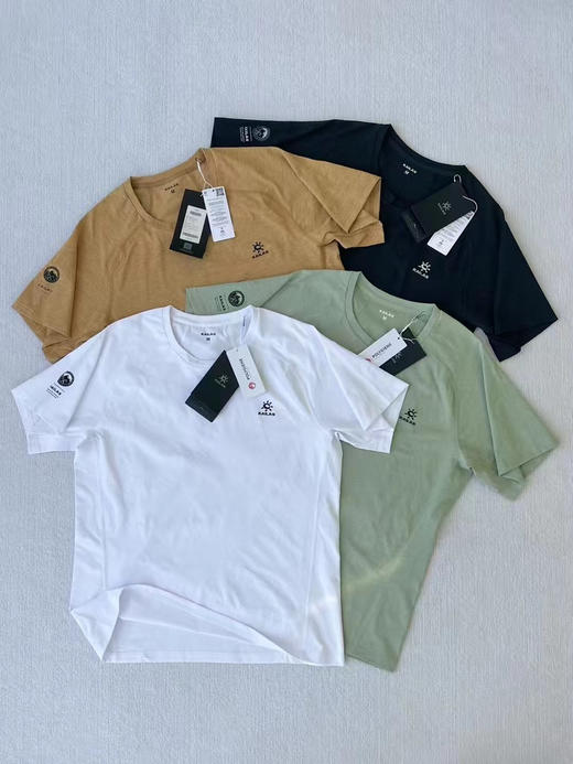 正品 KAILAS凯乐石夏季功能速干男士圆领T恤衫，抗菌运动多功能短袖，
颜色：黑色、白色、绿色、黄色
尺码：M-2XL
原价590 商品图0