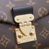 LouIs VUITTON Trunkie 滑动链条铆钉装饰 涂层帆布 单肩包 女款 棕色（CB） 商品缩略图4