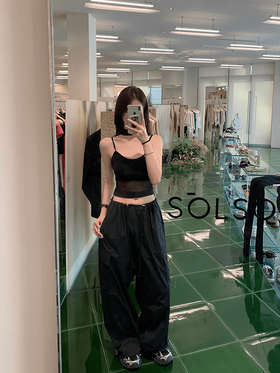 现货   盛夏机能裤 轻薄防晒两不误 工装阔腿裤