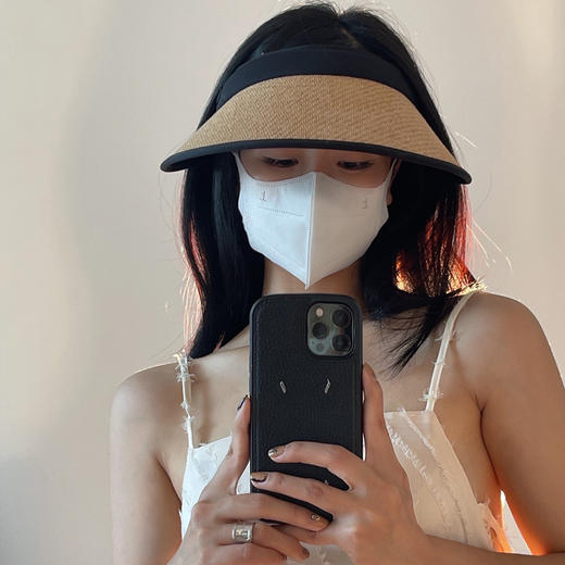 户外防晒帽子遮阳帽夏季天草帽，防紫外线发箍式太阳帽YX-超大檐 商品图0