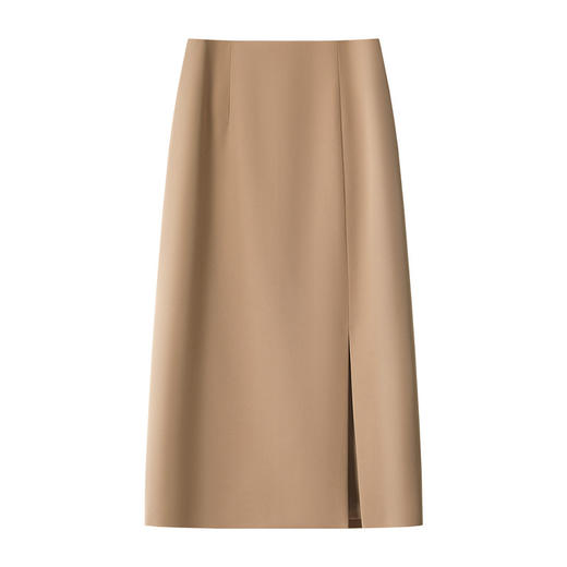 白色西装半身裙女夏薄款新款高腰A字包臀裙夏天中长款职业裙 商品图0